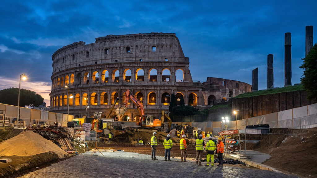 Cantiere della Metropolitana di Roma Linea C – CEAPP SRL