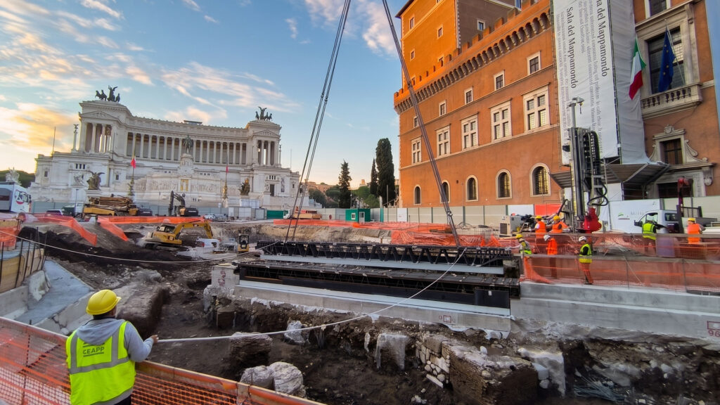 Cantiere della Metropolitana di Roma Linea C – CEAPP SRL