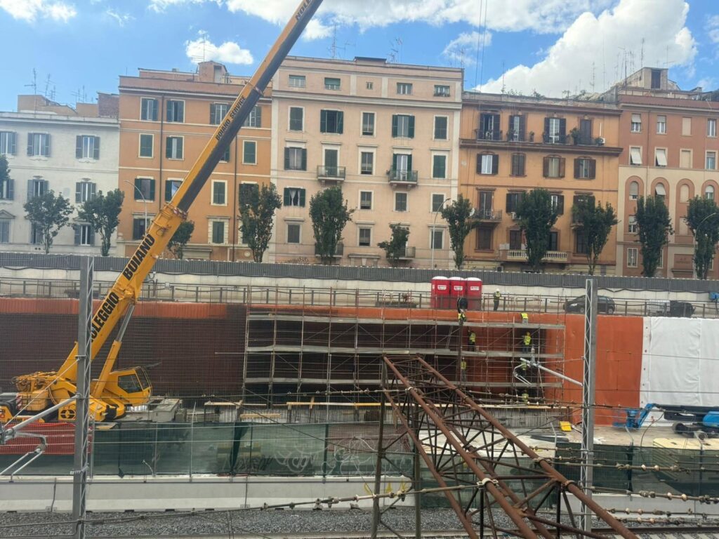 Opere in cemento armato CEAPP al nodo di interscambio Pigneto